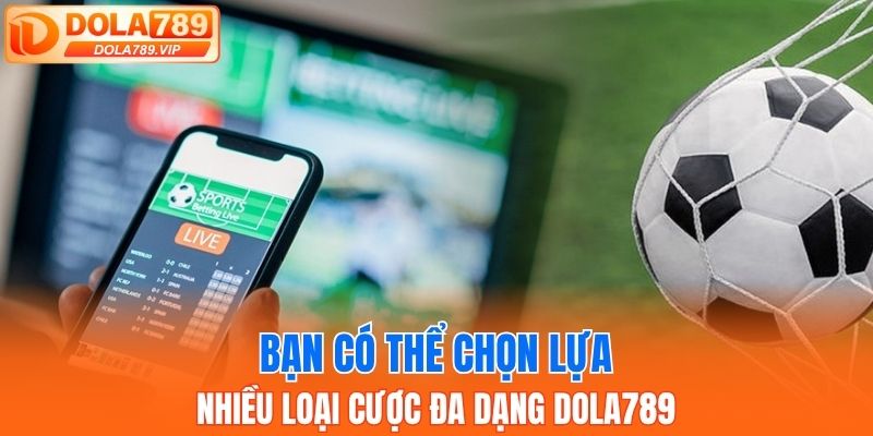 Bạn có thể chọn lựa nhiều loại cược đa dạng DOLA789