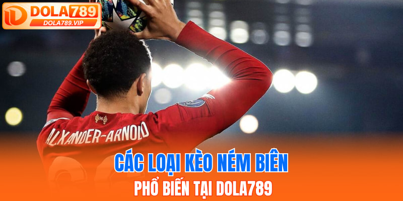 Các loại kèo ném biên phổ biến tại Dola789