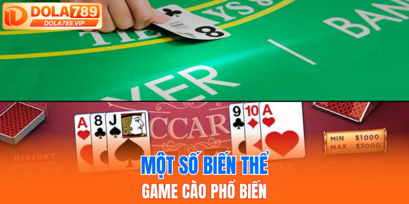 Một số biến thể game cào phổ biến