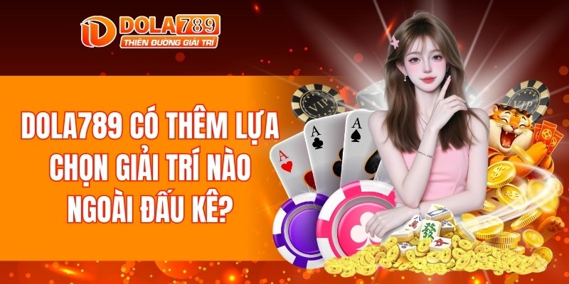 DOLA789 có thêm lựa chọn giải trí nào ngoài đấu kê?